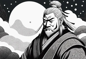 Jiraiya of the legendary sannin tattoo idea