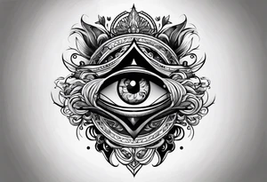 a logo with the words surreal tees tattoo idea