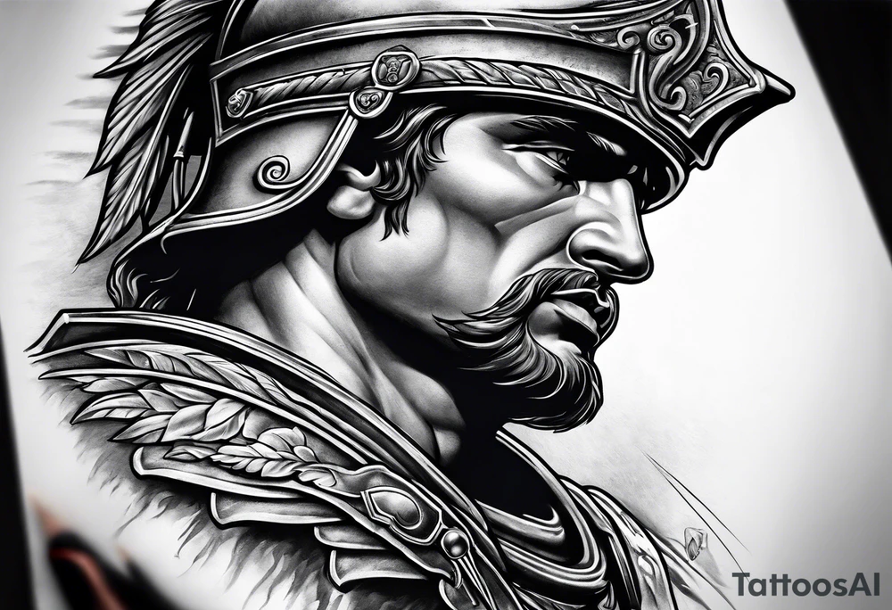 Roman soldier tattoo idea