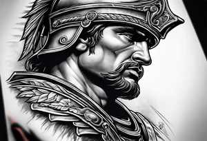 Roman soldier tattoo idea
