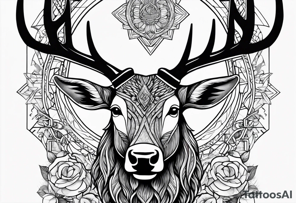 Cerf eiktirnir tattoo idea