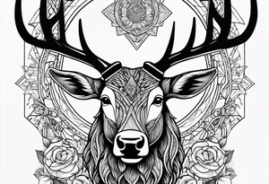 Cerf eiktirnir tattoo idea