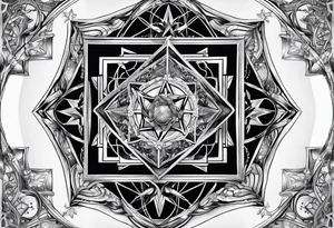Metatron's cube tattoo idea