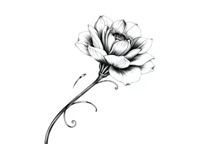Fuck off as the stem to a flower tattoo idea