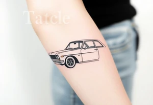 Lowered holden commodore tattoo idea