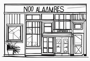 "no alarms and no surprises" in a handwritten font tattoo idea