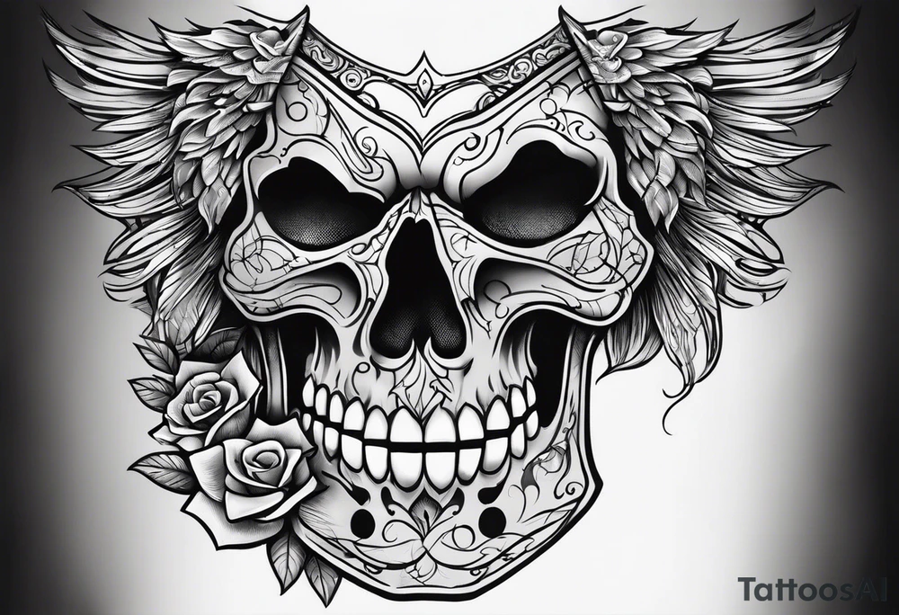 Rock a billy Arm tattoo idea