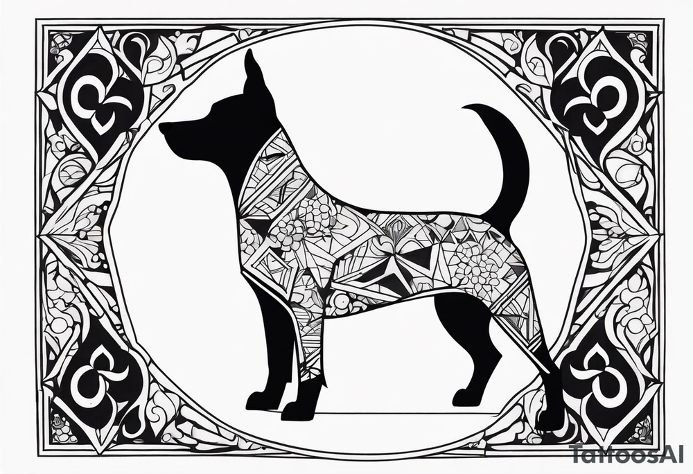 DOG tattoo idea
