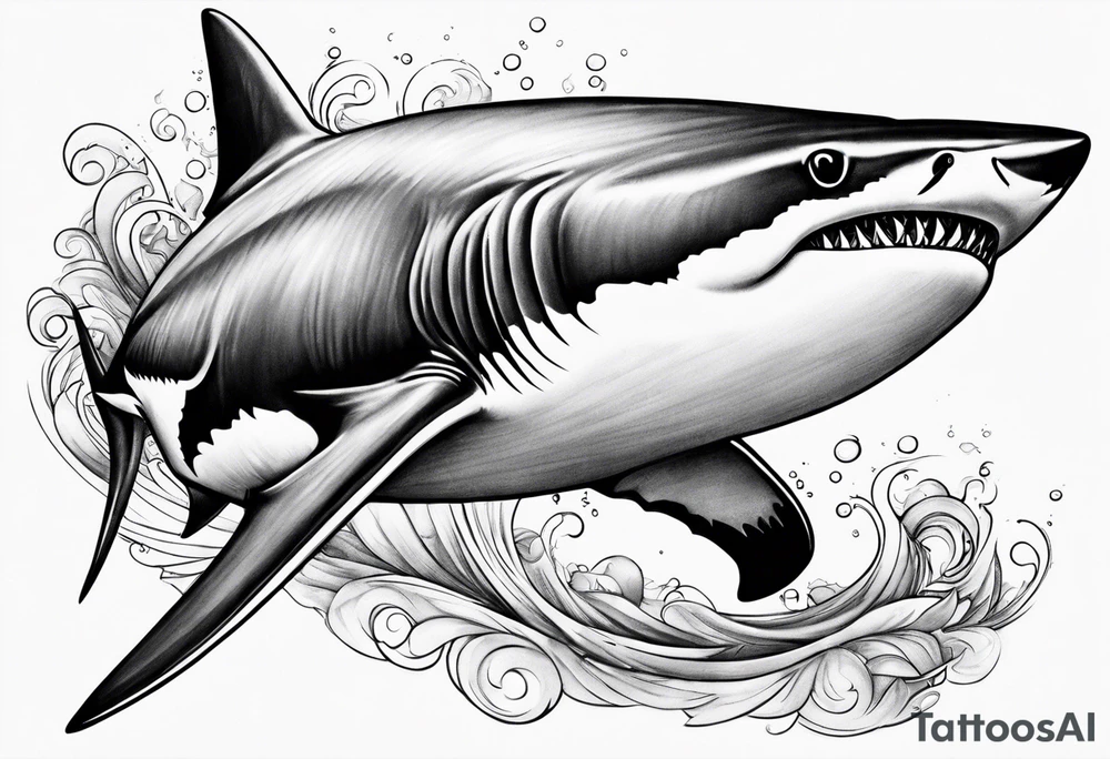 Shark tattoo idea