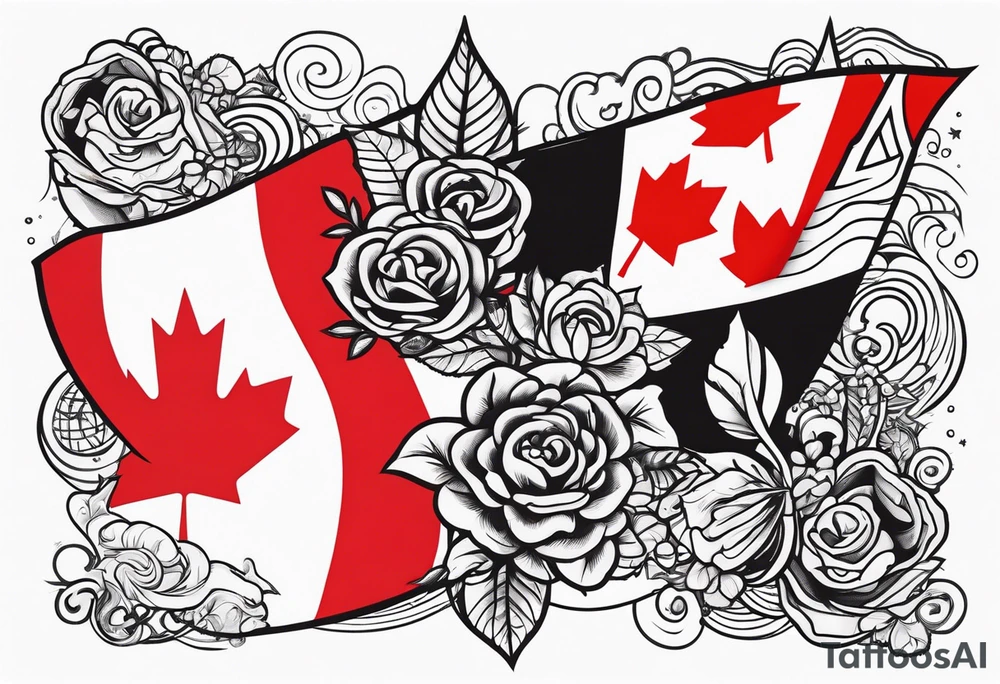 Merger of Trinidad & Tobago and Canada tattoo idea