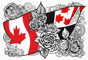 Merger of Trinidad & Tobago and Canada tattoo idea