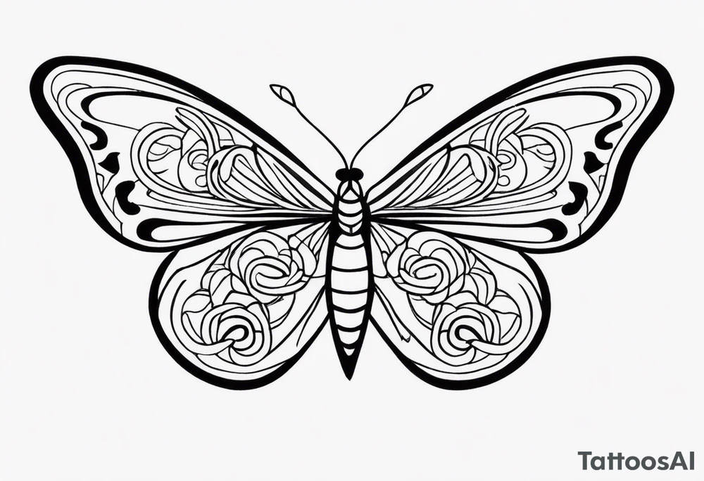 Vlinder, Yara tattoo idea
