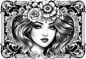 Tattoo for my daughters born 12-3-2010 07-16-2013 01-25-2019 07-13-2020 tattoo idea