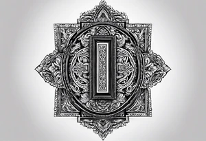 strength, small, Khachkar ,  elegant, lengthy, vishap tattoo idea