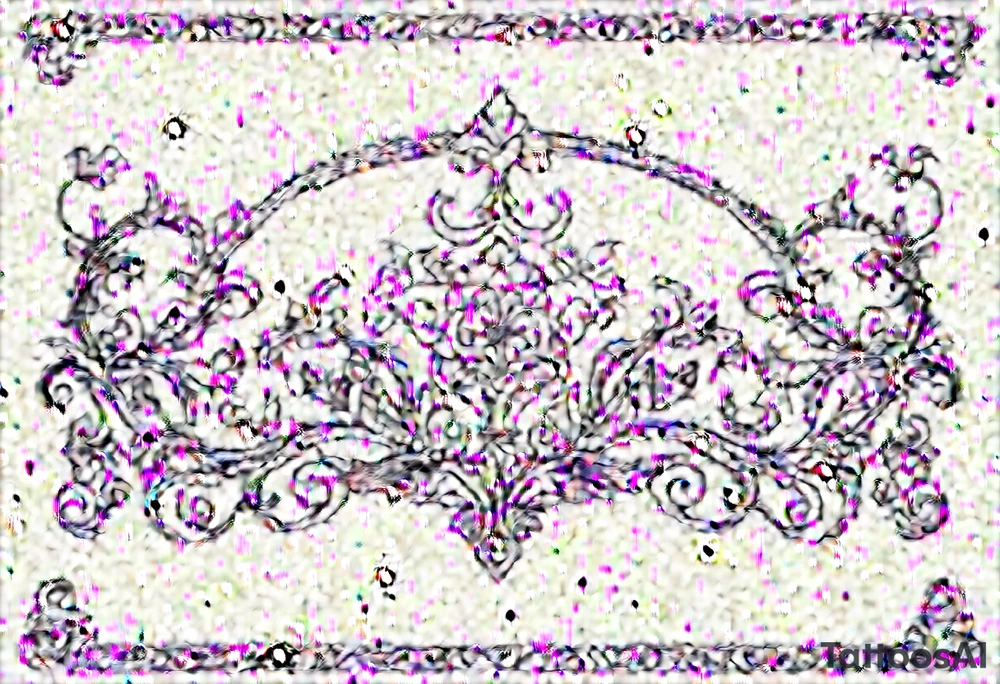 English scroll tattoo idea