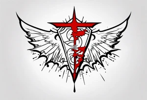 Hellsing bleeding  tear
 logo tattoo tattoo idea