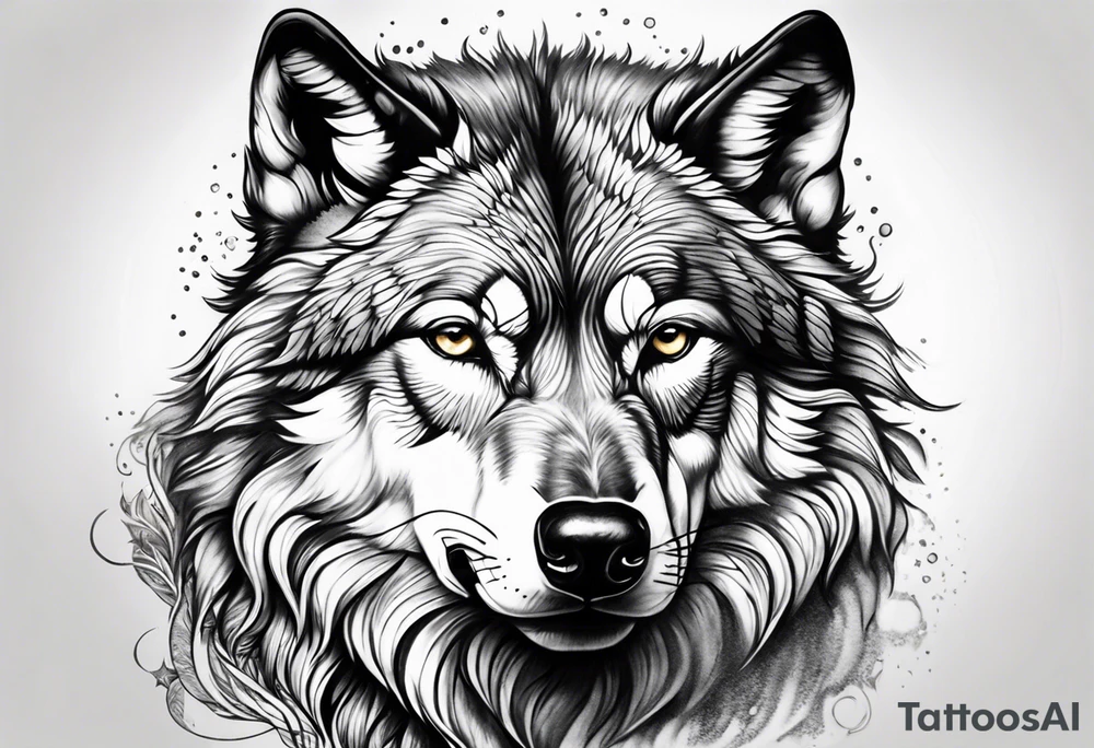 Stoic Wolf tattoo idea