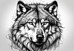 Stoic Wolf tattoo idea