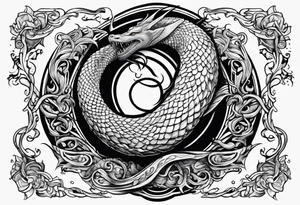 jörmungandr tattoo idea