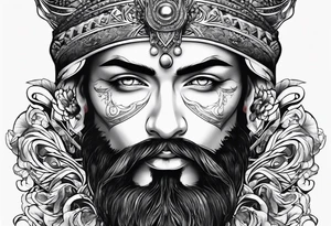 giant with a club tattoo idea