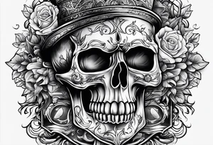 Death and gambling tattoo idea