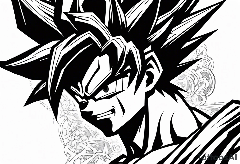 Son goku tattoo idea
