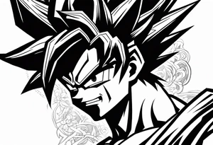 Son goku tattoo idea
