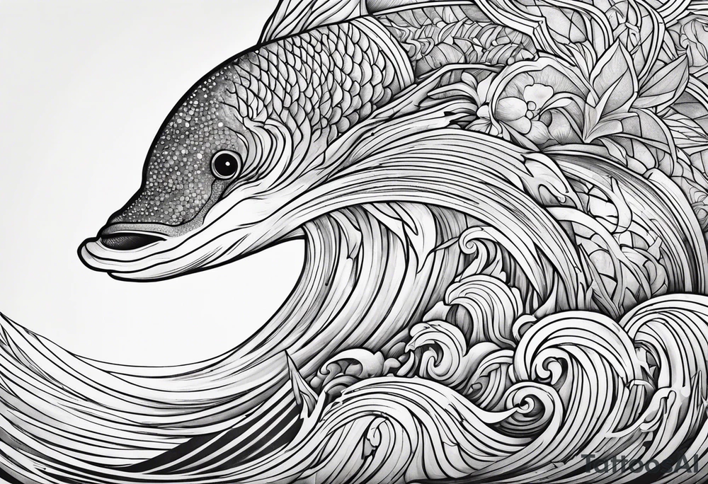 Ocean tattoo idea