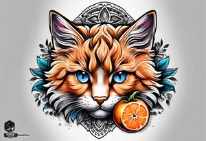 Clementine paw tattoo idea