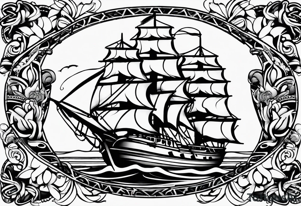 bearpaw half sleeve tattoo idea