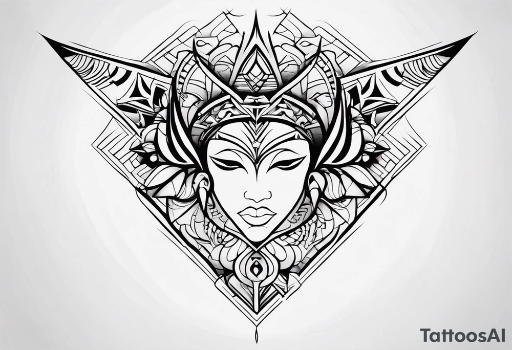 neo tribal tattoo idea