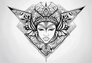 neo tribal tattoo idea