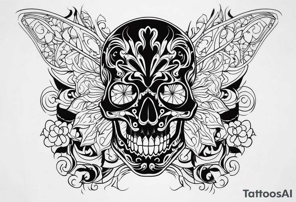 skull tattoo idea