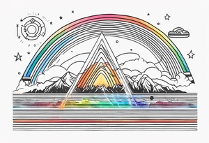 electromagnetic spectrum tattoo idea