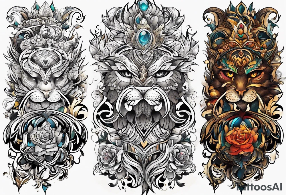 I want a unique half sleeve tattoo tattoo idea