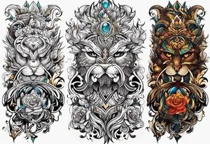 I want a unique half sleeve tattoo tattoo idea