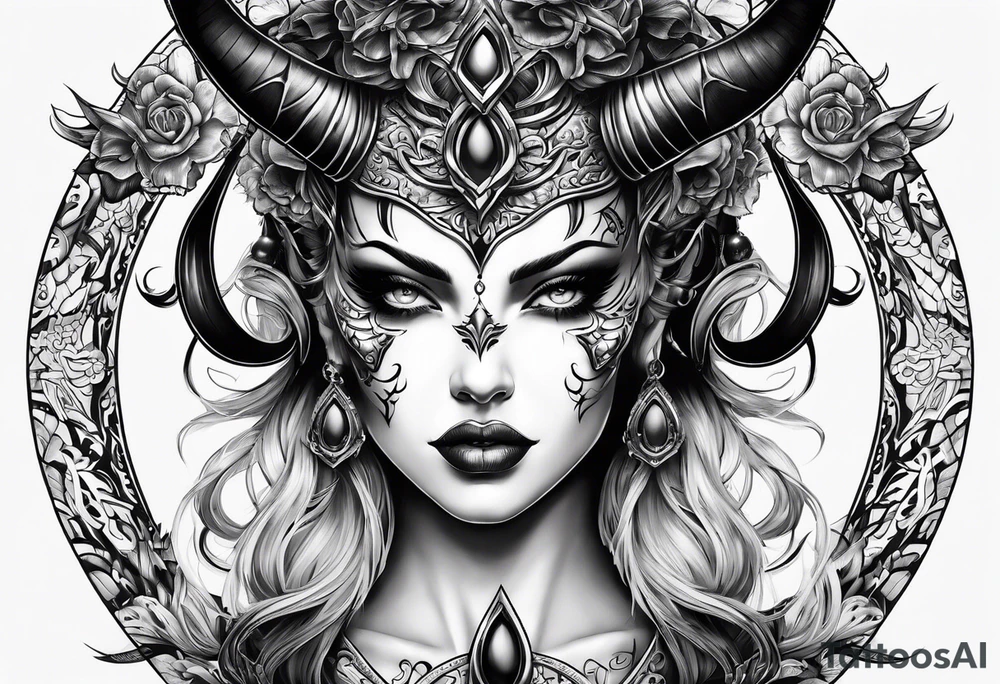 demon tattoo idea