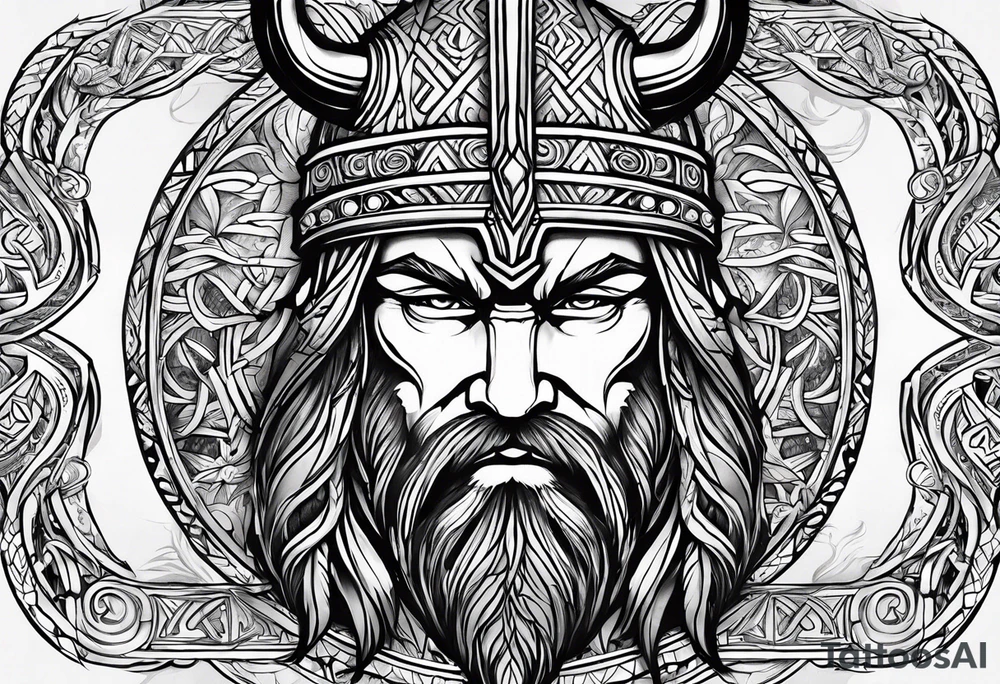 BRAZALETE DISEÑO VIKINGO tattoo idea