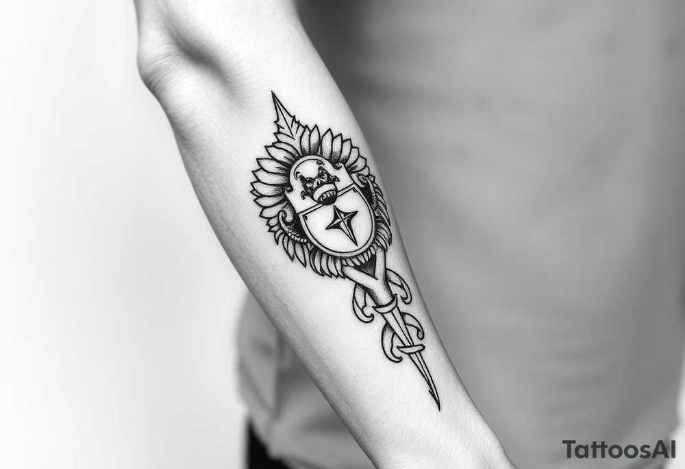 greek sleeve tattoo idea