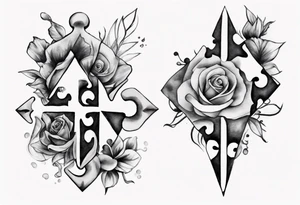 piece of puzzle tattoo idea