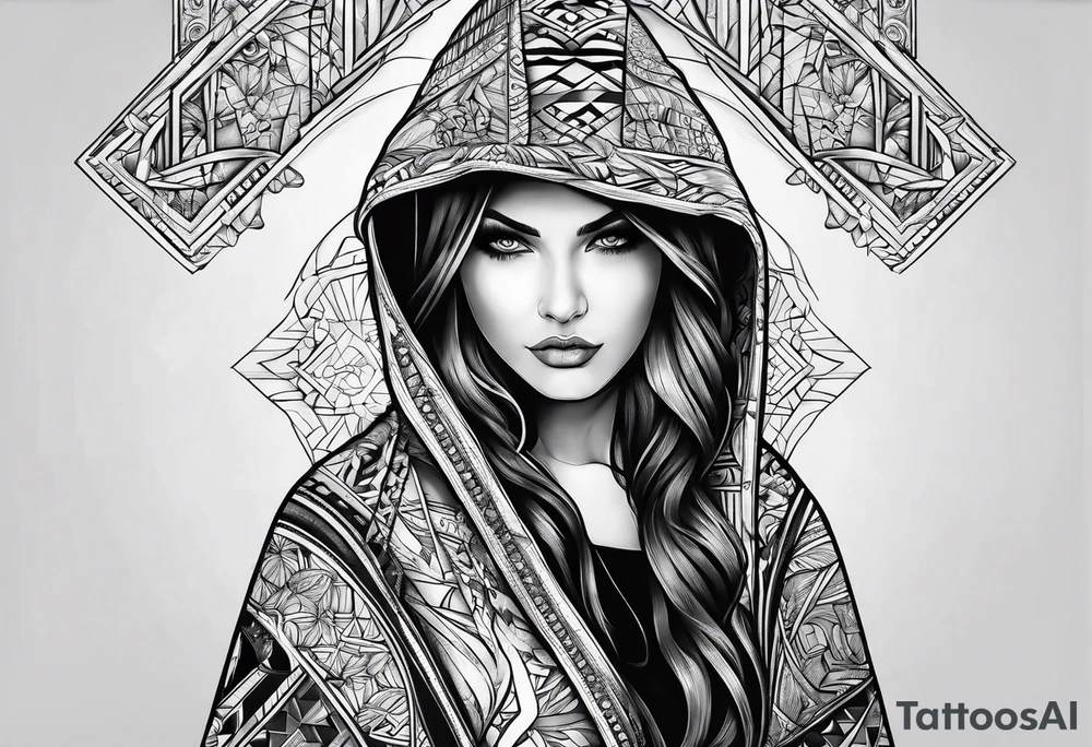 Hoodie tattoo idea