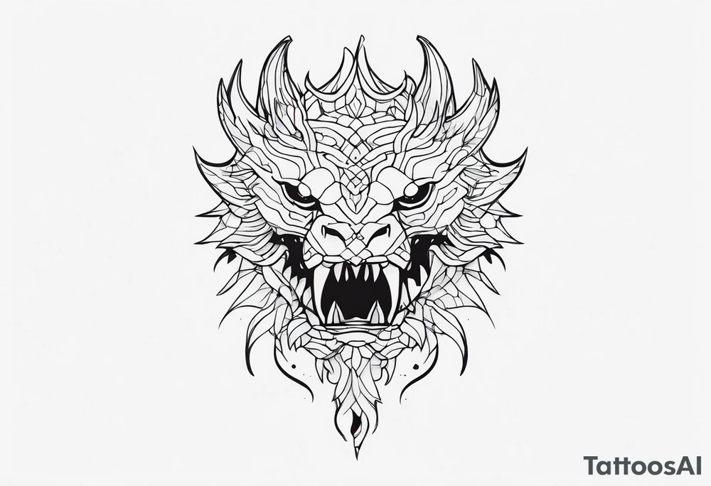 Monster tattoo idea