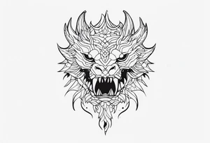 Monster tattoo idea