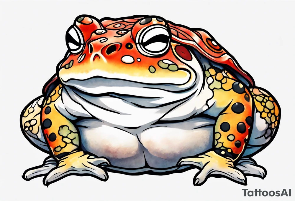 Jiraiya Naruto Gamakichi toad tattoo idea