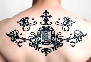 Memorial for grandma who loved gambling tattoo idea