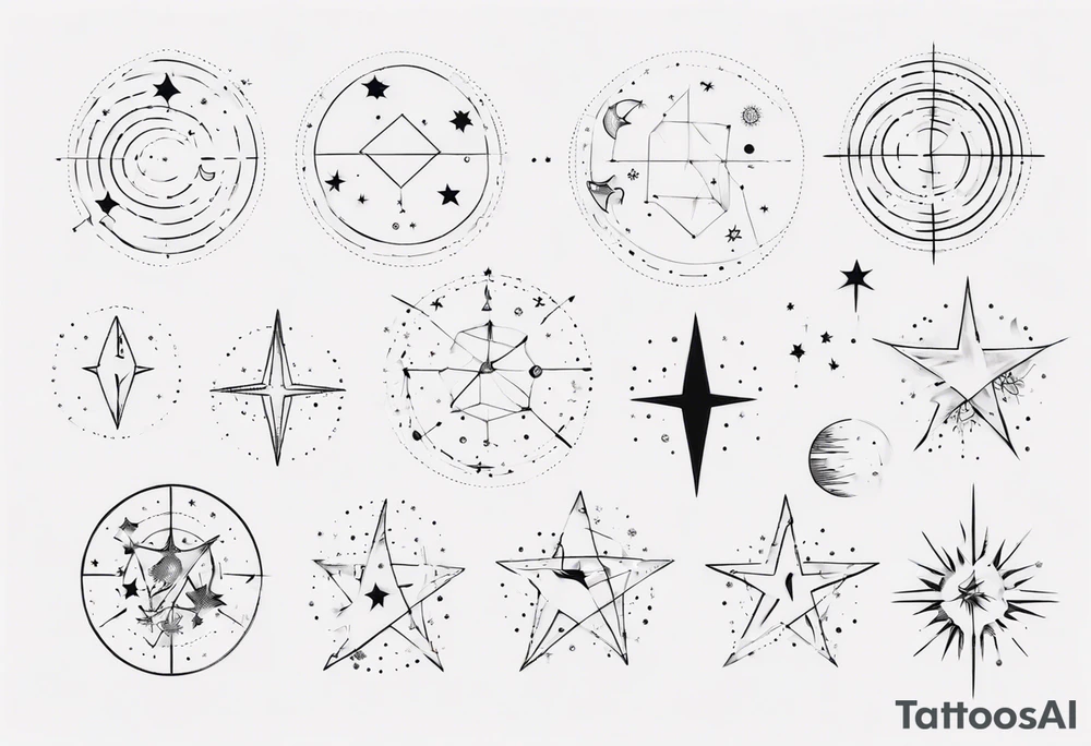 Constellations tattoo idea