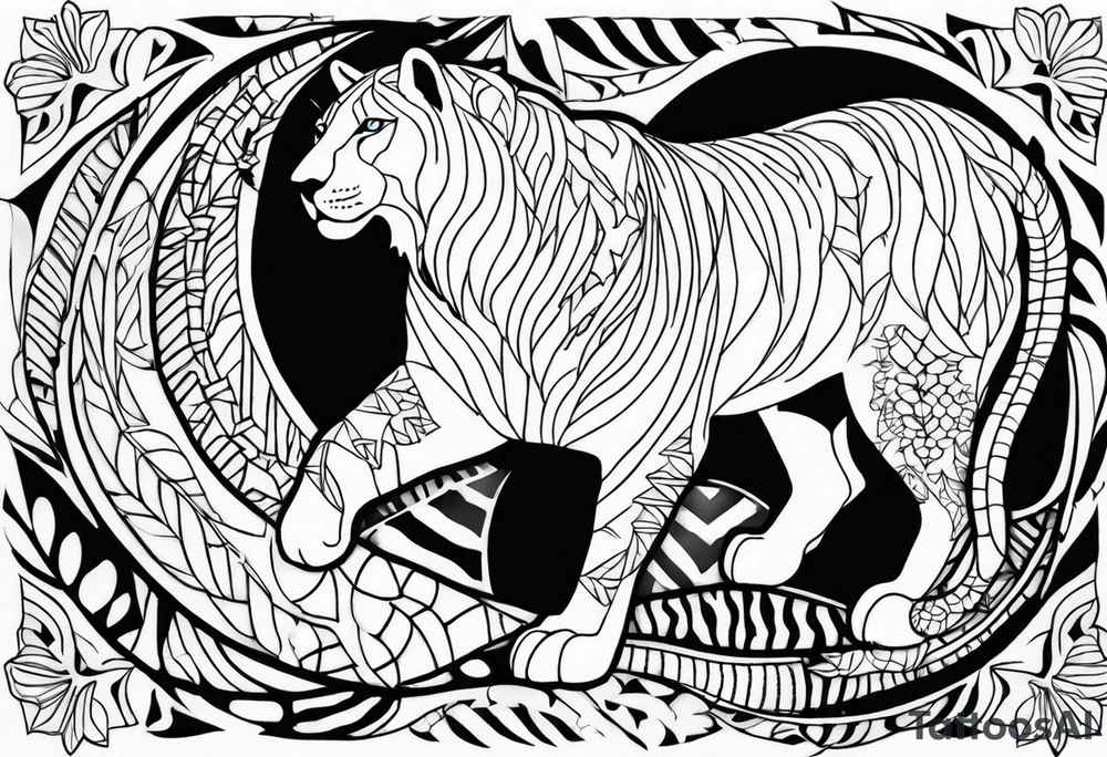 Animal Print tattoo idea