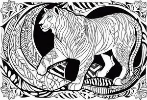 Animal Print tattoo idea
