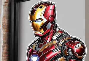 Groot but inside of iron man suit tattoo idea