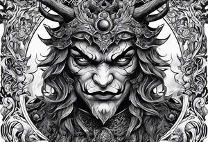 The demon enters the gate tattoo idea
